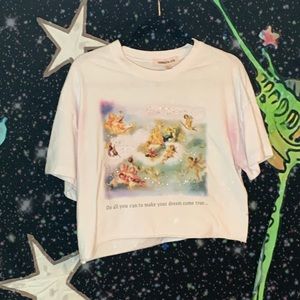 Cherub Angelic Size L Crop Top